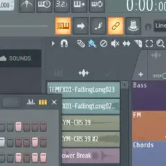 FL Studio-Oberfläche zeigt, wie man Plugins installiert. Der Channel Rack und die Playlist sind sichtbar.