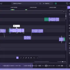 Bearbeitung von Gesangsspuren in RePitch Standard. Die Software ermöglicht präzise Tonhöhenkorrekturen für einen autotune free Sound.