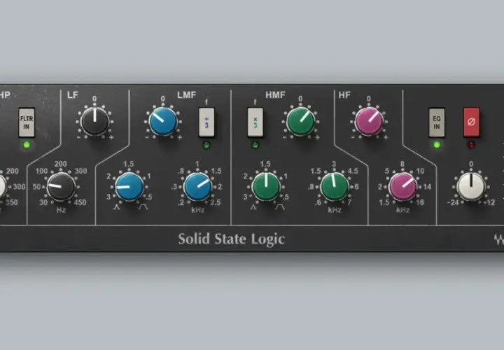 Solid State Logic G-EQ: Ein Muss für beste Plugin Alliance Plugins, mit präzisen EQ-Bändern und analogem Charakter.