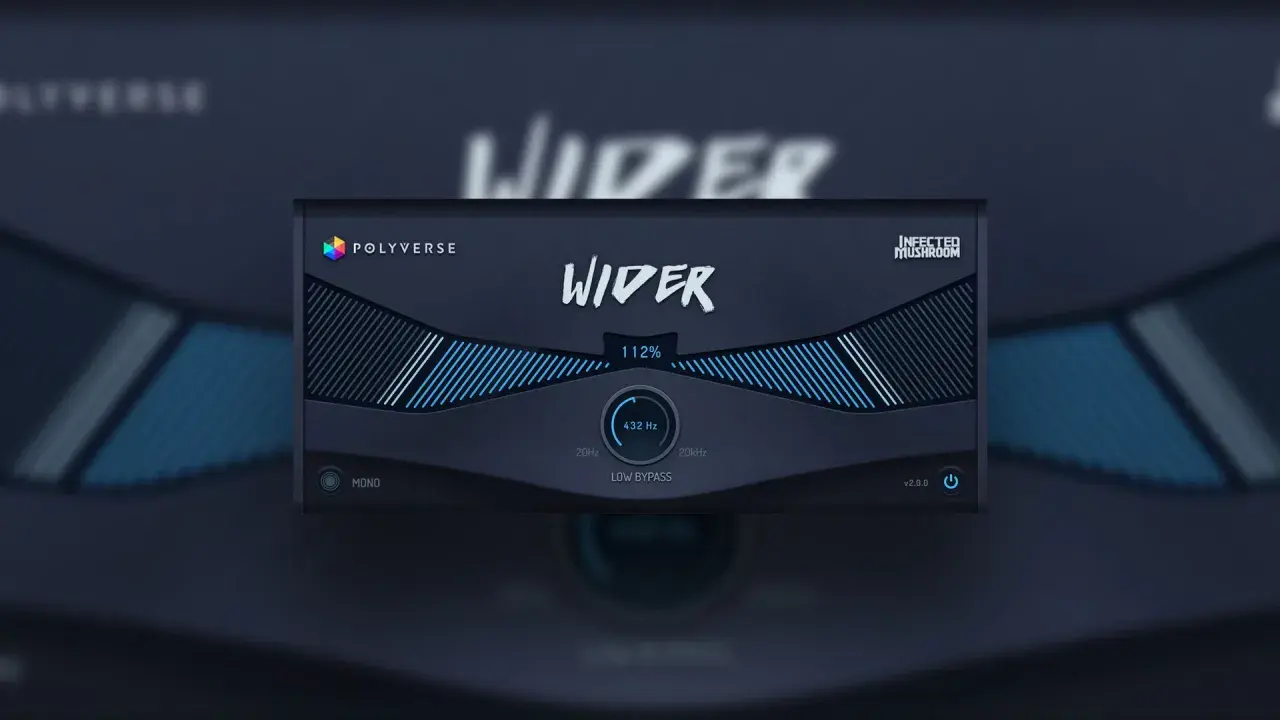 Das Polyverse Wider VST-Plugin, das den Klang breiter macht.